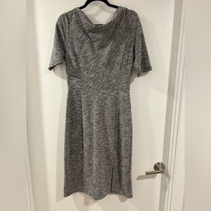 Banana Republic Factory- Cowl-Neck Slub Knit Sheath Dress, Size 6